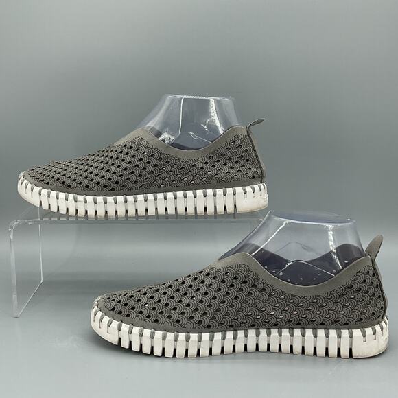 Ilse Jacobson Women’s Tulip 139 Slip on Sneakers Gray Size 8 - Picture 2 of 10